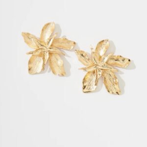Golden Bloom Stud Earrings